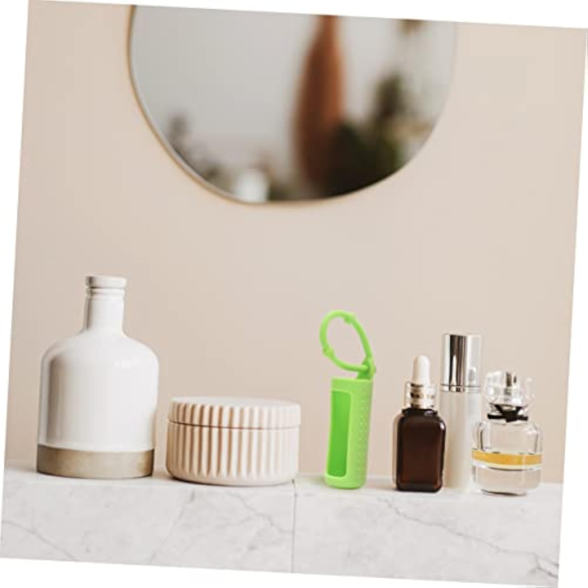 12pcs Essential Oil Bottle Silicone Cover, Travel Toiletry Bottles